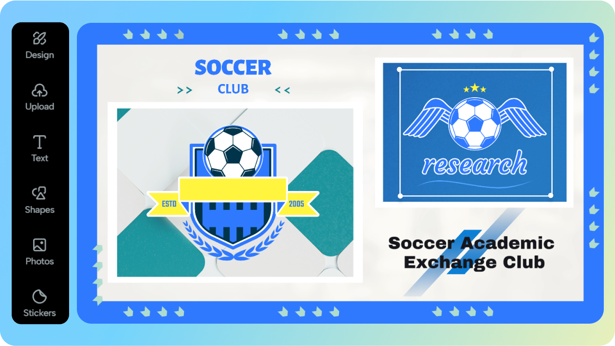 Make an academic soccer club logo.png