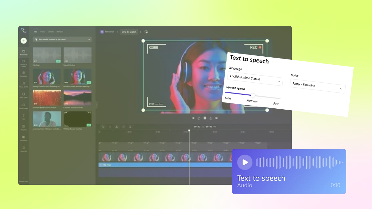 Clipchamp online video editor