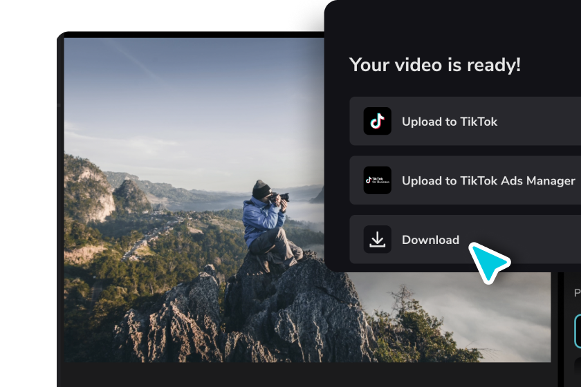 Review and export the created time-lapse video