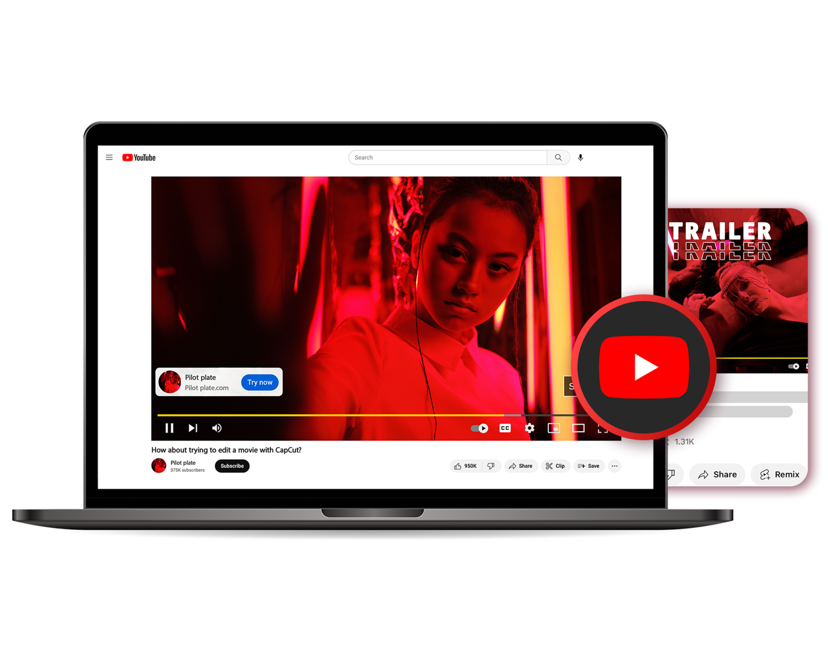 YouTube Channel Trailer Maker Sem Marca D 'água