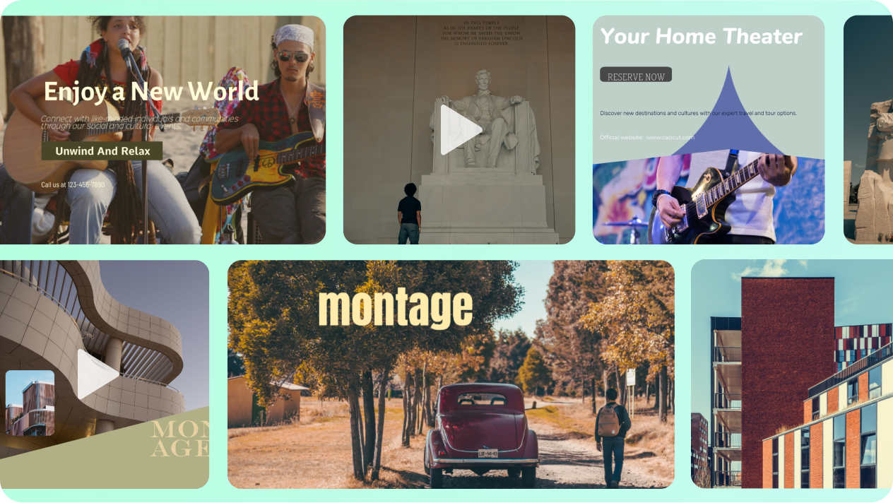 Create a narrative montage for free