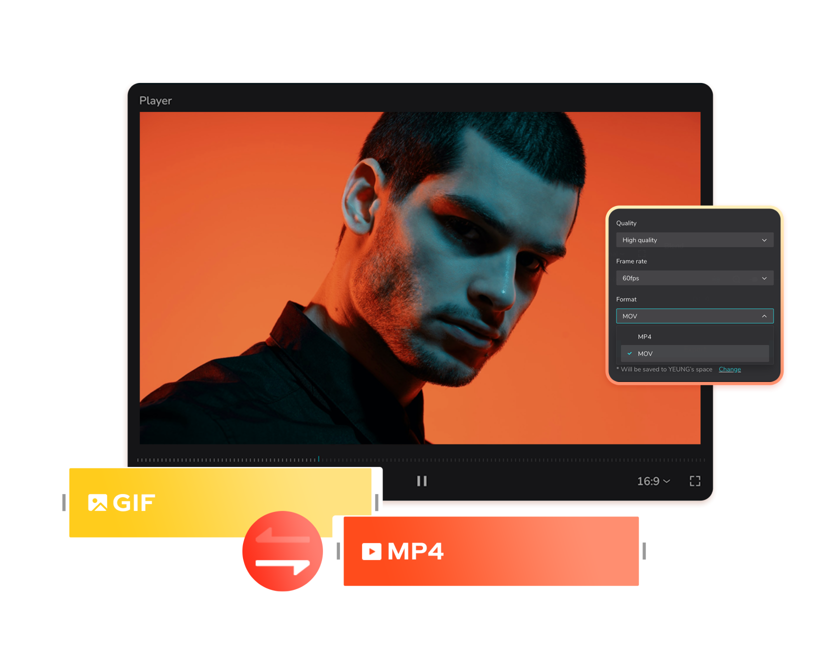 GIF 'i MP4 Ücretsiz Çevrimiçi' e Dönüştürün