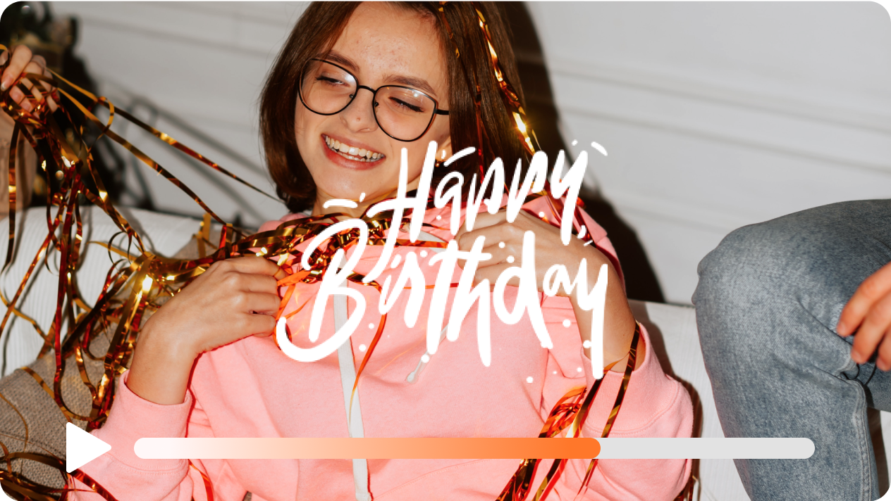 Birthday video templates