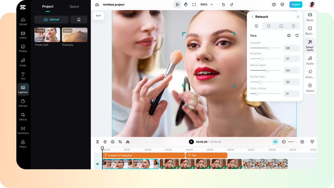 AI-based tech designed for face retouch at your fingertips