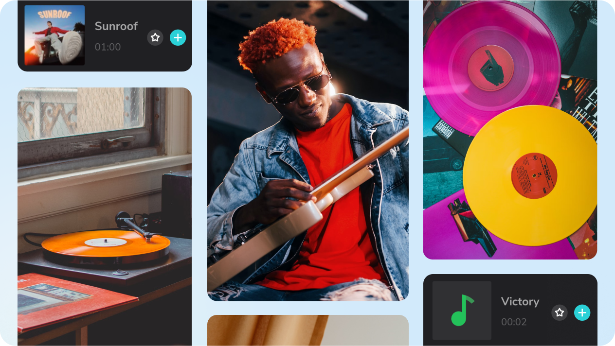 Add royalty-free music, sound effects, and filters to TikTok videos