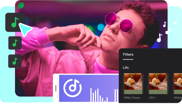 Explore os filtros de vídeo Tiktok