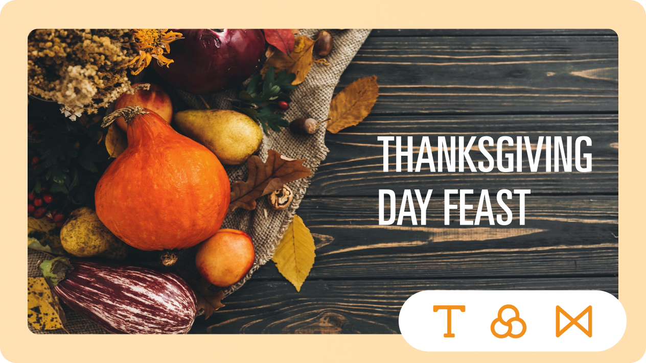 Feature-rich editing tools that allow you to polish Thanksgiving posters