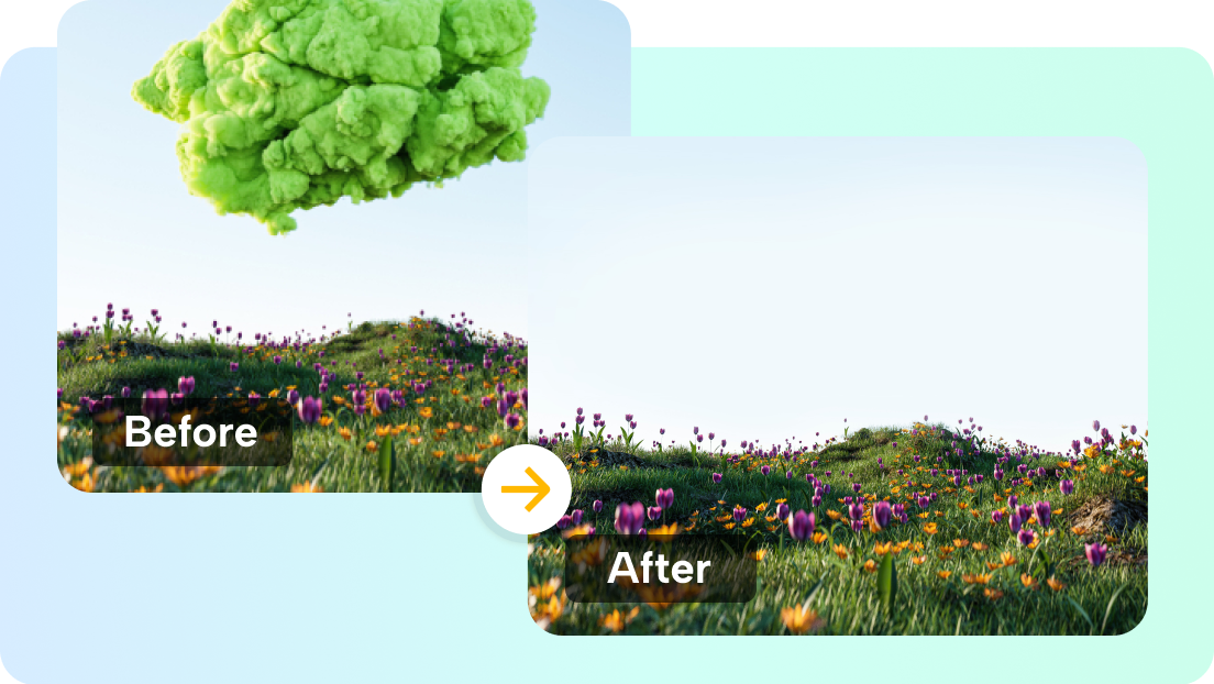 Custom image background removal without losing quality