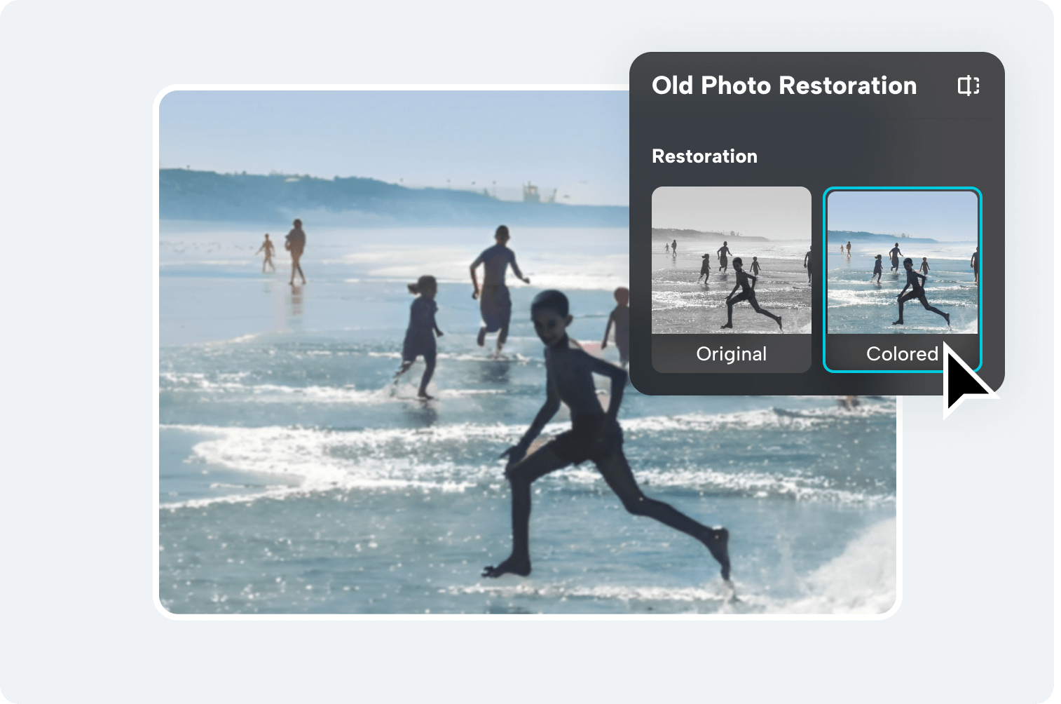 let AI restore old photos and generate a new one