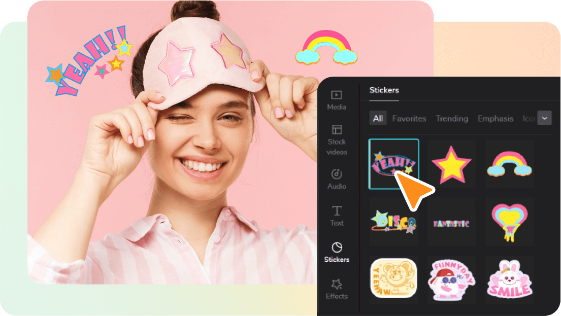 A library of high-quality stickers tailored for stunning content