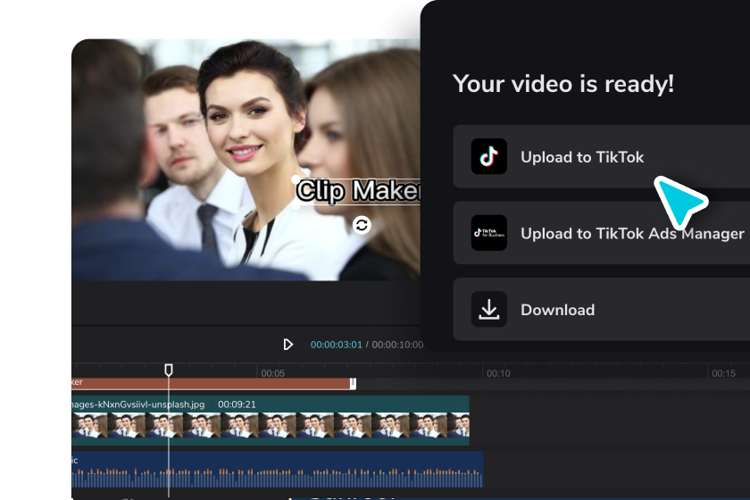 Export clips quickly