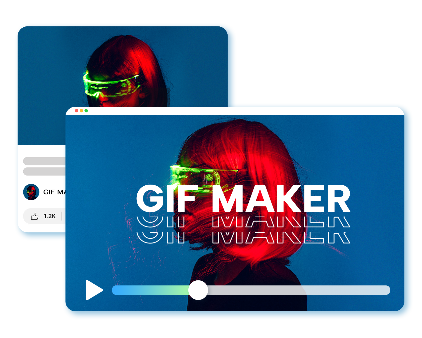 Criador de GIF grátis: crie GIFs a partir de fotos e vídeos