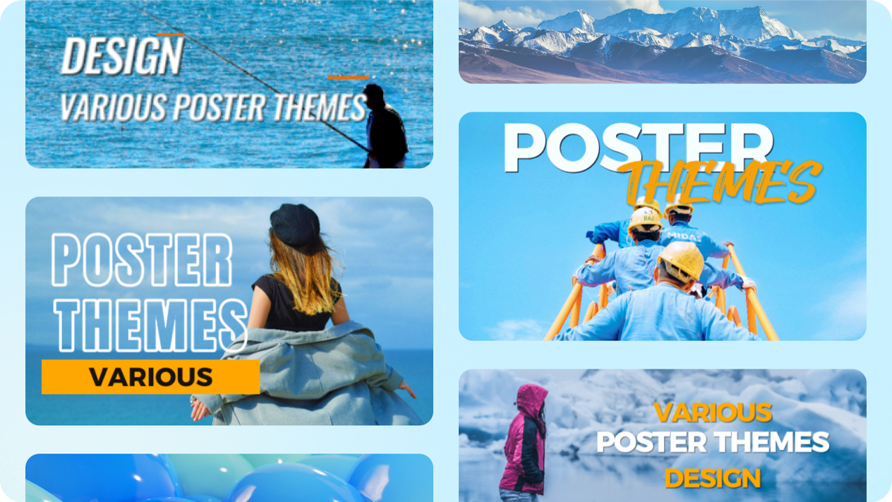 Poster Maker online: Poster di design gratuiti al 100%