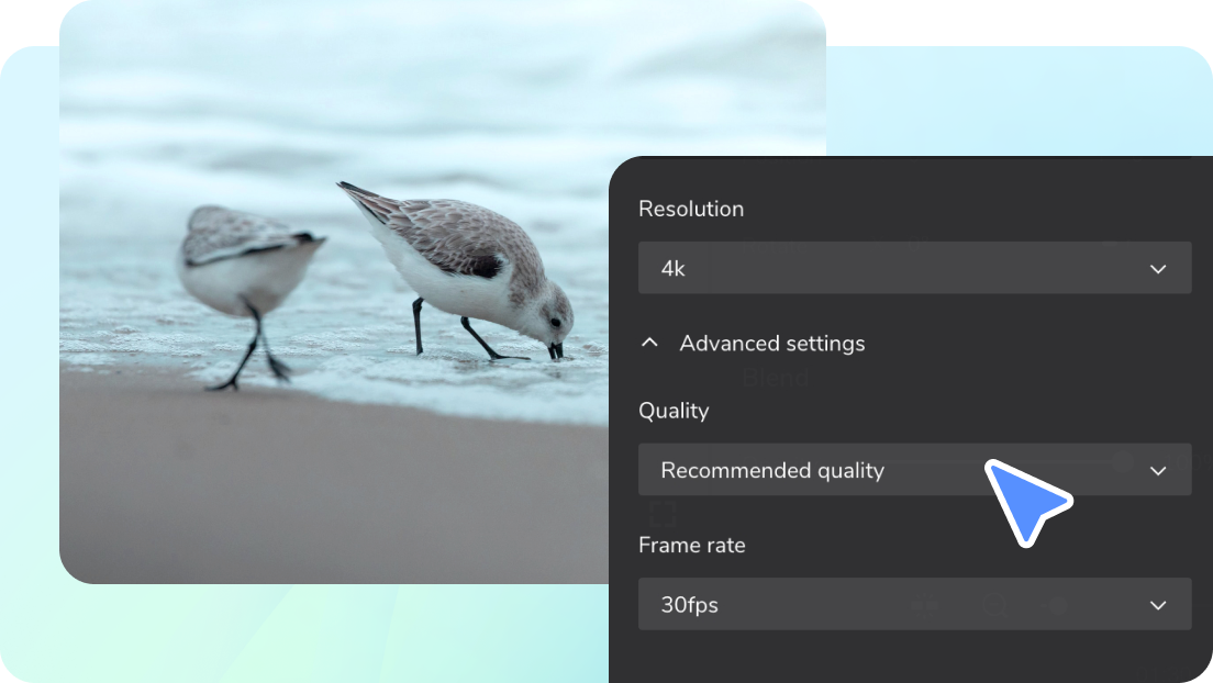 Change video resolution effortlessly for desired quality 