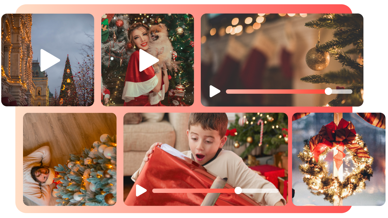 Crea un video di Natale per fare gli auguri ai tuoi cari